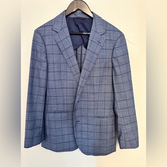 BonobosBlue Plaid Blazer 40R